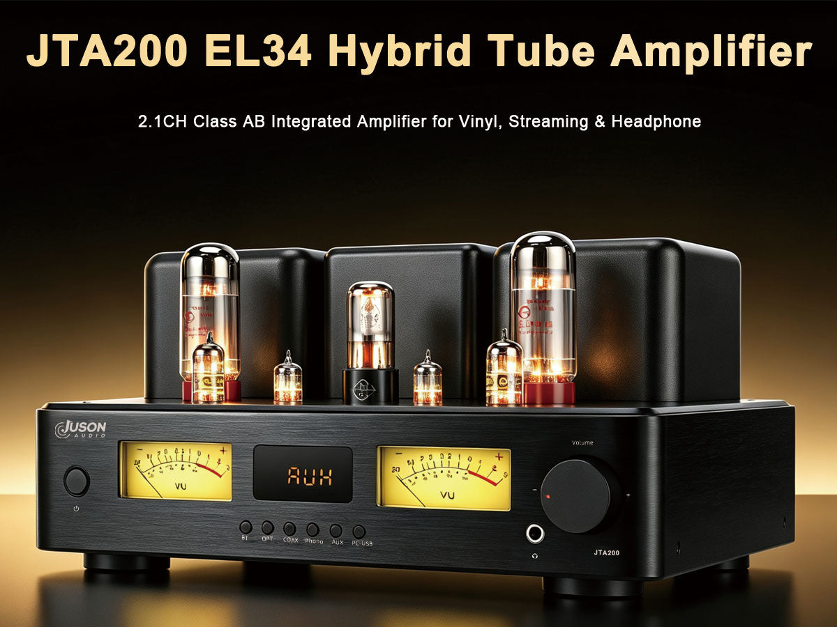 Juson Audio JTA200: High‑Power Hybrid Tube Amp for Speakers and High‑Impedance Headphones